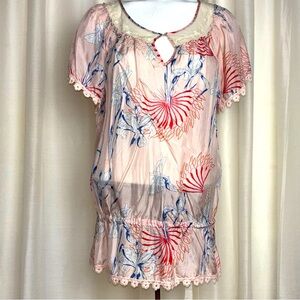 Sundance Silk Floral Blouse